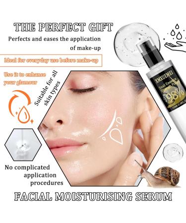 Snail Mucin Serum Moisturizing Snail Face Serum for All Skin Type Hydrating Snail Face Toner Moisturizer 100ML Snail98 - Buy Online on GoSupps.com