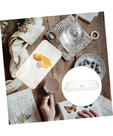 ABOOFAN 1pc Tray Christmas Platter Christmas Plates Candy Serve Holder Candy Container Decorate Household 31.3X18.1X2.4CM Transparent Color - Buy Online on GoSupps.com