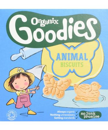 Organix Goodies Organic Animal Biscuits 12mth+ (100g) - Pack of 6 - Buy Online on GoSupps.com