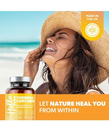 Turmeric Capsules 5000mg with Black Pepper & Ginger - 180 Vegan Capsules, 95% Curcumin Extract - Triple Strength Formula, 3 Month Supply - Buy Online on GoSupps.com