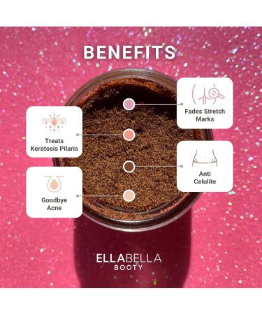 EllaBella Ms. New Booty Scrub - Walnut Exfoliator for Acne Treatment & Keratosis Pilaris Reduction | International Shipping Available - Buy Online on GoSupps.com