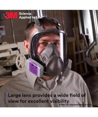 3M Full Facepiece Reusable Respirator 6900 Large - Protection Against Paint Vapors, Dust, Mold, and Chemicals - Buy Online on GoSupps.com