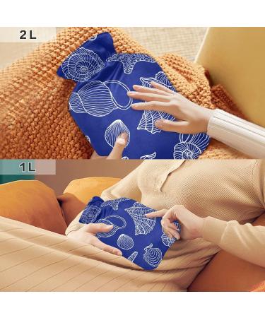 Buy Ocean Shells Hot Water Bottles - 2L Pain Relief for Neck & Shoulder | International Shipping - Buy Online on GoSupps.com