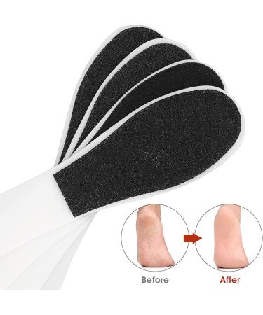WLLHYF 4-Piece Pedicure Foot File Set - Double Sided Callus Remover & Scrubber for Dead Skin and Cracked Feet - Professional Foot Care Tool for Women and Men - Buy Online on GoSupps.com