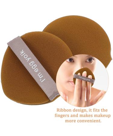 FRCOLOR 6pcs Puff Foundation Blending Sponge Set | Dark Green Makeup Egg & Powder Puff for Flawless Face & Body Application - Hydrophilic Polyurethane | International Shipping Available - Buy Online on GoSupps.com