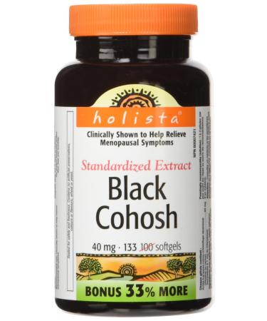 Holista Black Cohosh Standardized Extract Softgels 40mg