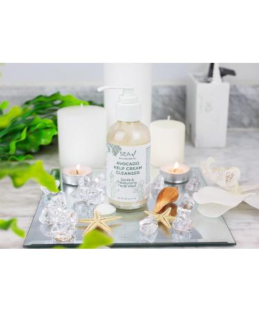 Sea-el Avocado Kelp Cream Cleanser | Gentle & Moisturizing Facial Wash - 4oz - Buy Online on GoSupps.com