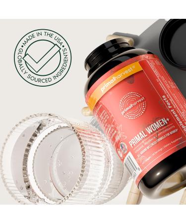 Primal Harvest Women+ Woman's Multivitamin Vitamin A Vitamin C Vitamin D and E Vitamin B12 B6 Biotin Zinc Supplements 1 Pack 60 Capsules Unflavored 60 Count (Pack of 1) - Buy Online on GoSupps.com