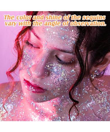 Buy Boobeen Glitter Cream Eyeshadow Gel | Long Lasting Chunky Glitter for Face & Body | Sparkling Makeup for Festivals & Parties - International Shipping Available - Buy Online on GoSupps.com