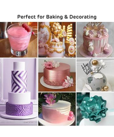 Edible Rose Gold Glitter 8g | Waysroma Food Glitter for Drinks Chocolate Cupcakes & More - Buy Online on GoSupps.com