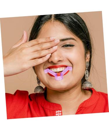 Baluue 4pcs Lip Muscle Trainer Muscle Exerciser Slimming Exerciser Lips Trainer Face Exerciser Purple 9.30X7.70X1.50CMx4pcs Purplex4pcs - Buy Online on GoSupps.com