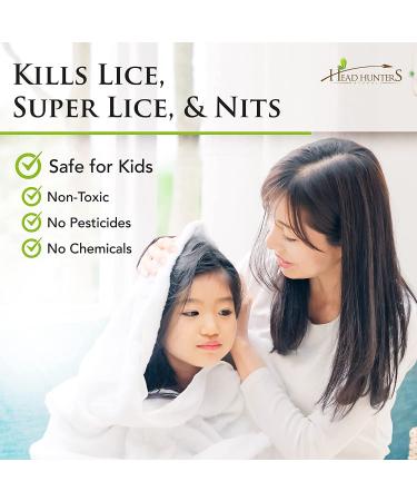 Head Hunters Pro All-Natural Lice Treatment Kit - Family Size Lice Removal Shampoo & Comb - Safe & Effective Head Lice Removal - Buy Online on GoSupps.com