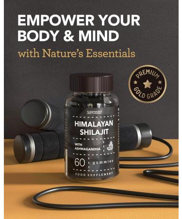 Himalayan Shilajit Gummies Grade Gold Gummies for Men & Women with Ashwagandha & Turmeric - 2500mg High Strength Supplement for Energy & Focus - Pure Authentic Shilajit with Fulvic Acid - Pineapple 1 - Buy Online on GoSupps.com