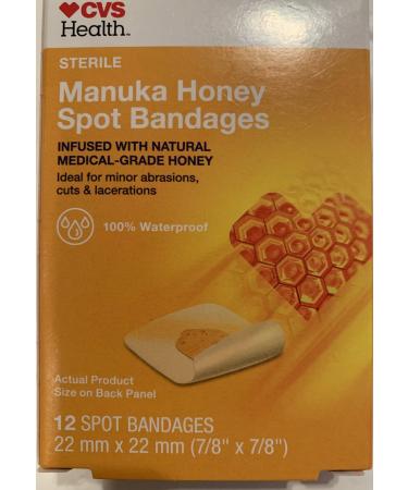 CVS Health Sterile Manuka Honey Adhesive Burn Pad (7/8" x 7/8" Spot)