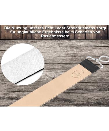 Strop Professional Leather Strop | 2-Sided Leather & Linen Razor Strop for Precision Shaving | International Shipping Available - Buy Online on GoSupps.com