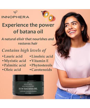 Raw Batana Oil for Hair Growth - 100% Pure & Natural | Promote Thicker Softer Hair | Nourishing & Rejuvenating | 4 oz - International Shipping Available - Buy Online on GoSupps.com