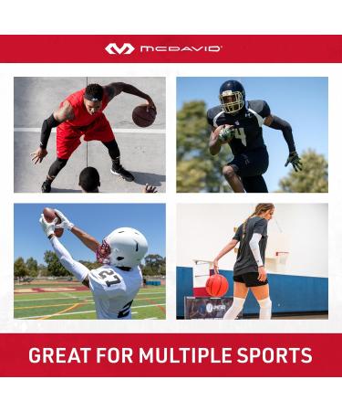 McDavid Compression Arm Sleeve with Padding - Royal Blue L for Men and Women - Buy Online on GoSupps.com