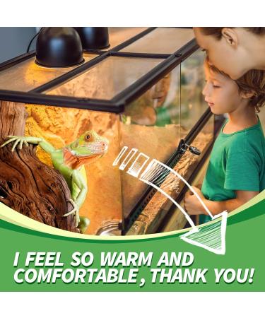 TobeBright Reptile Heat Lamp Bulb 80W Dimmable UV Bulb E27 Warm White Light Basking Spot Bulb UVA UVB Bulb Heat Bulb for Reptiles Habitats Puppy Terrarium and Vivarium-1Pack - Buy Online on GoSupps.com