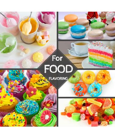 16 Concentrated Food Aroma Flavor Drops for Baking & Cooking | Oil-Free Lip Gloss & Soaps | 10ml Each - Buy Online on GoSupps.com