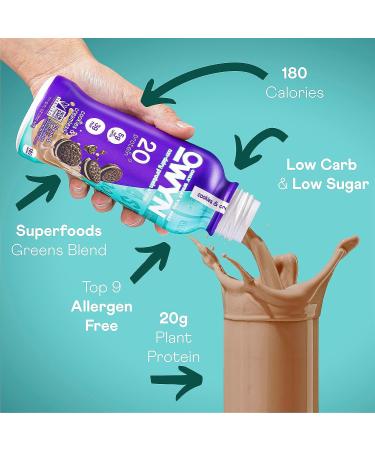 Owyn Plant Based Protein Shake  20g Vegan Protein from Organic Pumpkin Seed  Flax  Pea Blend  Prebiotic Supplement  Superfood Greens  All-in-one Nutrition  Gluten & Soy-Free (Cookies & Creamless) Cookies & Creamless 12 F... - Buy Online on GoSupps.com