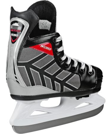 Lake Placid Wizard 400 Boys Adjustable Ice Skate - Medium (13J-3) Black - Buy Online on GoSupps.com