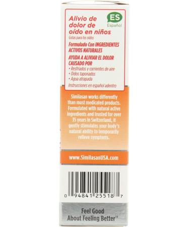 Similasan Kids Earache Relief Drops 0.33 Fl Oz - Natural Relief for Children's Ear Pain - Buy Online on GoSupps.com