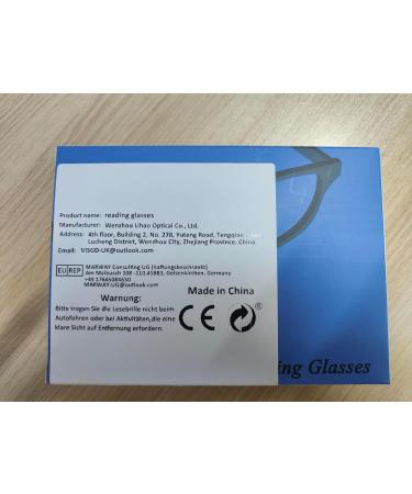 Cojwis Reading Glasses 6 Pack for Men & Women - Quality Spring Hinge Blue Light Filter Readers (Mixed Colors 2.0 0.0) - International Shipping Available - Buy Online on GoSupps.com