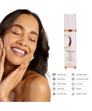 OSMOSIS BOOST Peptide Activating Hydrating Facial Mist with Hyaluronic Acid for Aging Pigmented Sensitive and Dry Skin 2.7 Fl Oz - Buy Online on GoSupps.com