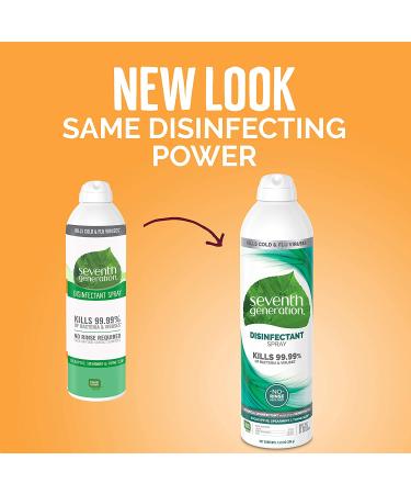 Seventh Generation Eucalyptus Spearmint & Thyme Disinfectant Spray 13.9oz - Pack of 4 - Buy Online on GoSupps.com