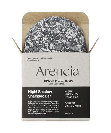 Arencia Night Shadow Shampoo Bar for Hair Growth & Hair loss, Darkening, Gray Hair, Strengthening & Volumizing, Normal to Oily Hair - Vegan, Natural, pH balanced, Sulfate free, Eco friendly