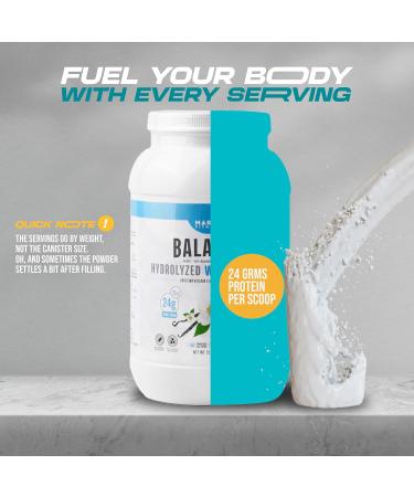 Hydrolyzed Whey Protein by MarceFitness - Vanilla Flavor 2 lb | Premium Quality Protein Supplement for Muscle Growth & Recovery - Buy Online on GoSupps.com