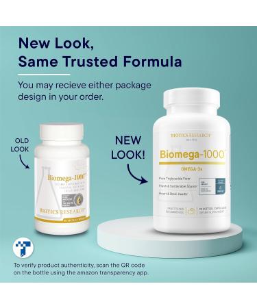 Biotics Research Biomega-1000 Omega 3 Fish Oil With EPA 529mg / DHA 353mg Omega-3 Fatty Acids 1000 mg- Highly Concentrated Fish Oil 90 Days Servings Supports Immune Brain & Heart Health 90 Softgels 90 Count (Pack of 1) - Buy Online on GoSupps.com