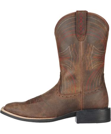 ARIAT Men's Sport Wide Square Toe Western Boot 11 Wide - Distressed Brown - Buy Online on GoSupps.com