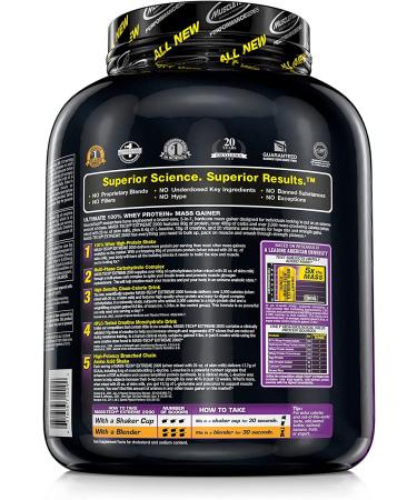 MuscleTech Mass-Tech Extreme 2000 Mass Gainer Protein Powder | Protein + Creatine + Carbs for Weight Gain | Whey Protein Muscle Builder for Men & Women | Vanilla Milkshake 7 lb - Buy Online on GoSupps.com