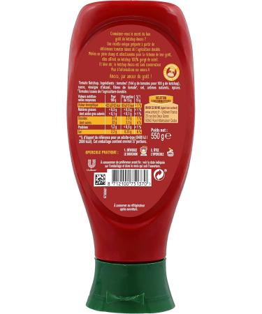 Amora Ketchup Nature preservative-free (Pack of 12x550g) - Buy Online on GoSupps.com