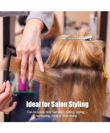 50 Pack 3.5 Metal Alligator Hair Clips - Silver Curl Clips for Hair Extensions | Durable & Versatile - Buy Online on GoSupps.com