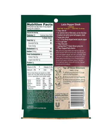 Knorr Gravy Mix Classic Brown 12-Pack 1.2 oz - Delicious and Easy to Prepare - Buy Online on GoSupps.com