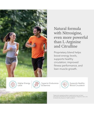 Juvenon BloodFlow-7 Nitric Oxide Supplements for Men & Women - Natural Nitric Oxide Booster with Nitrosigine + S7 - Blood Flow & Circulation Support (3-Pack) - Buy Online on GoSupps.com