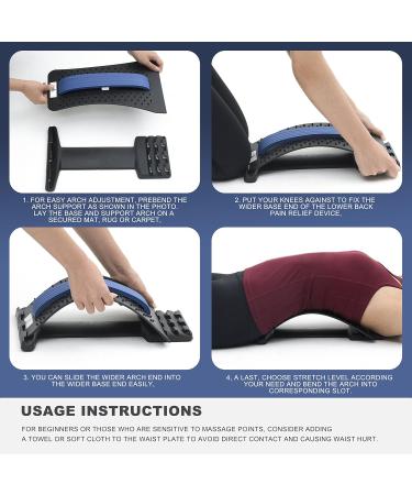 AMBITE Back Brace Posture Corrector & Spine Cracker Back Stretcher for Lower Back Pain Relief - Buy Online on GoSupps.com