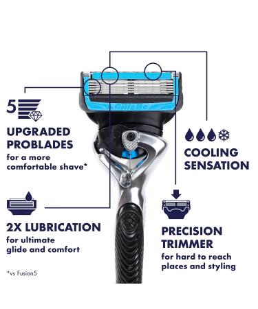 Gillette ProGlide Chill Razor Blade Refills - 8 Count with Cooling Technology - Buy Online on GoSupps.com