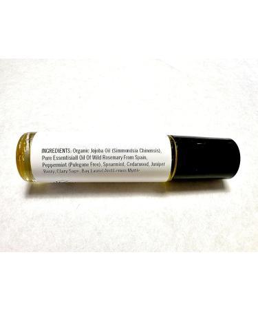 Rosemary Mint Perfume Oil Natural Organic Botanical Fragrance Pure Essential Oils Roll-On 10ml - Buy Online on GoSupps.com