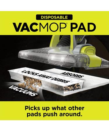 Shark VACMOP Disposable Hard Floor Vacuum and Mop Pad Refills - 30 Count | White | Packaging May Vary - Buy Online on GoSupps.com
