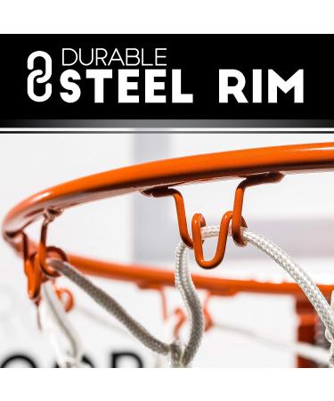 Franklin Sports Mini Basketball Hoop Set - Indoor Over the Door Game Accessory - 17.75 x 12 Standard Size - Buy Online on GoSupps.com