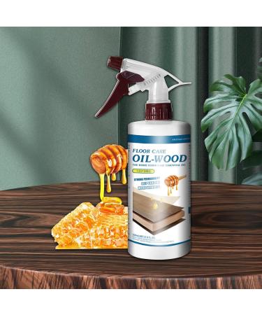 Wood Floor Polish - 500ml Powerful Wood Floor Luster Booster | Household Floor Cleaners With Natural Plant Oil Leaves Protective Layer Lambo - Buy Online on GoSupps.com