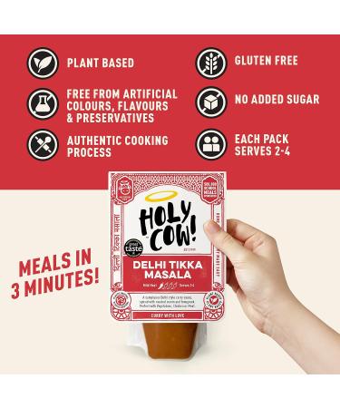  Holy Cow Holy Cow! Curry Sauces Vegan Curry Sauces Selection 250g (Pack of 6) - Buy Online on GoSupps.com