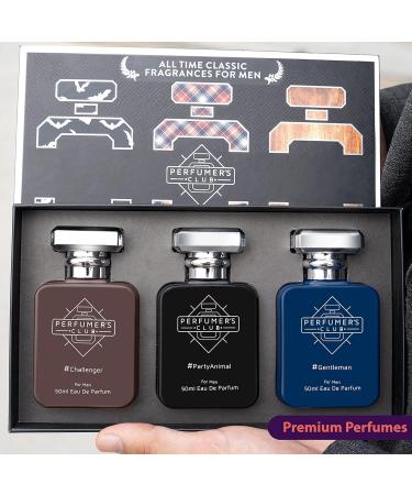 perfumes All Time Classic Fragrances For Men Gift Set Of 3 (Party Animal + Gentleman + Challanger) Upto 24 Hrs Lasting (Eau De Parfum) Best Gift For Valentine - Buy Online on GoSupps.com