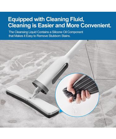 Eyliden Self-Squeeze Sponge Mop F-52 for Floor Cleaning - 2 Sponge Heads, Ideal for Apartments, Bathrooms, Kitchens - Buy Online on GoSupps.com