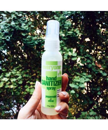 EveryBody Hand Sanitizer Spray Peppermint & Citrus 2oz Travel Size - 6 Pack - Buy Online on GoSupps.com