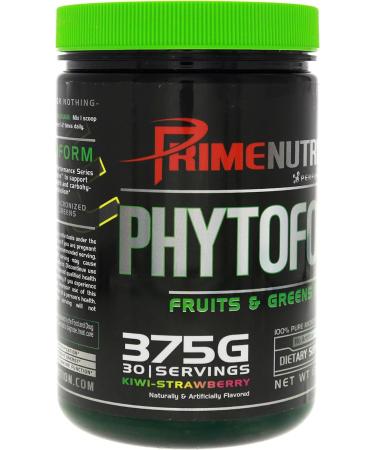 Prime Nutrition Phytoform Fruits & Greens 375g | 30 Servings - Kiwi-Strawberry Flavor - Buy Online on GoSupps.com