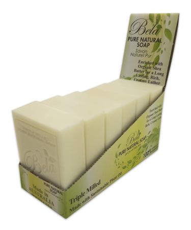 Bela Bath & Beauty Extra Creamy Goats Milk Soap Bars - 6 Pack, 3.3 oz. Each | Triple Milled & Moisturizing | No Harsh Ingredients - Buy Online on GoSupps.com